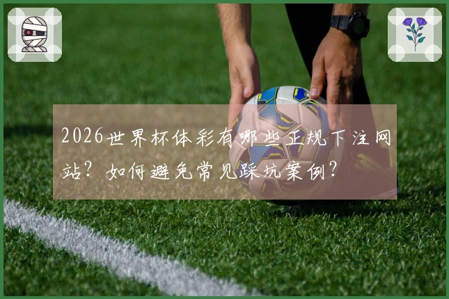 2026世界杯体彩有哪些正规下注网站？如何避免常见踩坑案例？